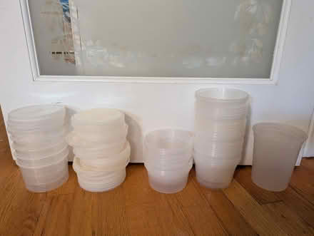 Photo of free To-go containers and straws (Lawrence and el Camino) #1