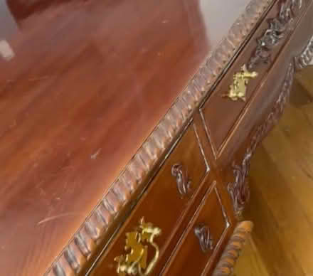 Photo of free Mahogany Desk (Kilock Co. Kildare) #4