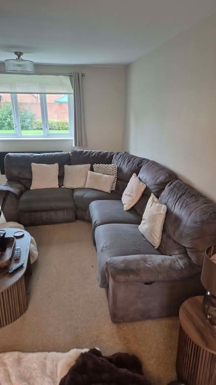 Photo of free Grey sofa recliner (Beaconside ST16) #1