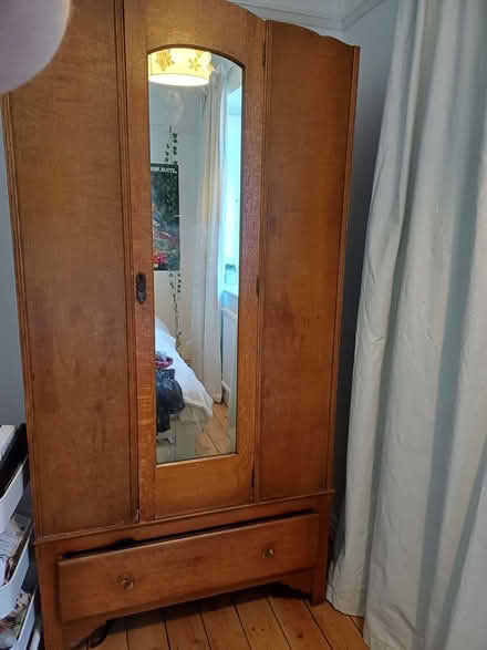 Photo of free Wooden 1 door wardrobe (Redhill RH1) #1