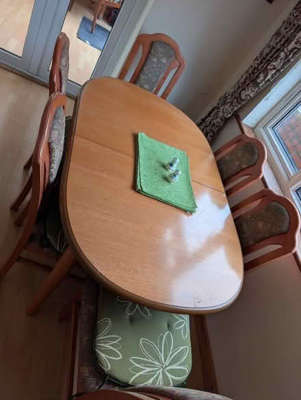 Photo of free Dining table & 6 chairs (Llandrindod LD1) #2