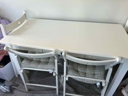 Photo of free White Solid Wood Dining Table (TN1) #1
