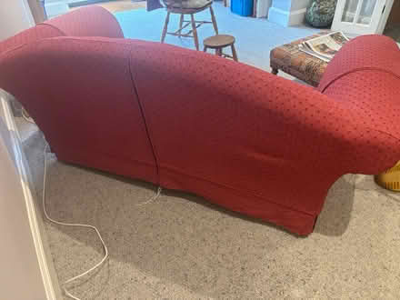 Photo of free Comfy red sofa (Batchwood AL3) #3