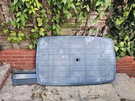 Photo of free Plastic garden table, suitable for potting shed, work table (Barnard's Green WR14) #1
