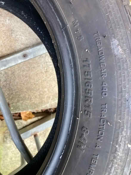 Photo of free Part-worn tyre 175/65R15 84H (Neath Hill MK14) #2