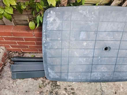 Photo of free Plastic garden table, suitable for potting shed, work table (Barnard's Green WR14) #2