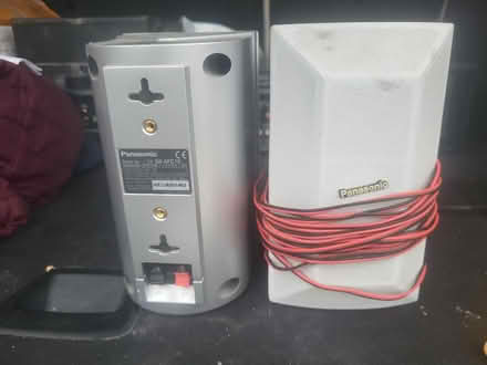 Photo of free 2 small Panasonic speakers (Sainsburys GL52) #1