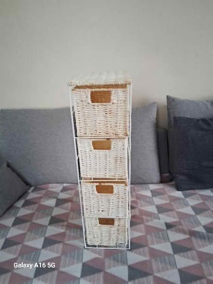 Photo of free White wicker storage (Penrith CA11) #1