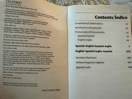Photo of free Oxford Softback Spanish dictionary (Broadway Terrace Rockridge) #3