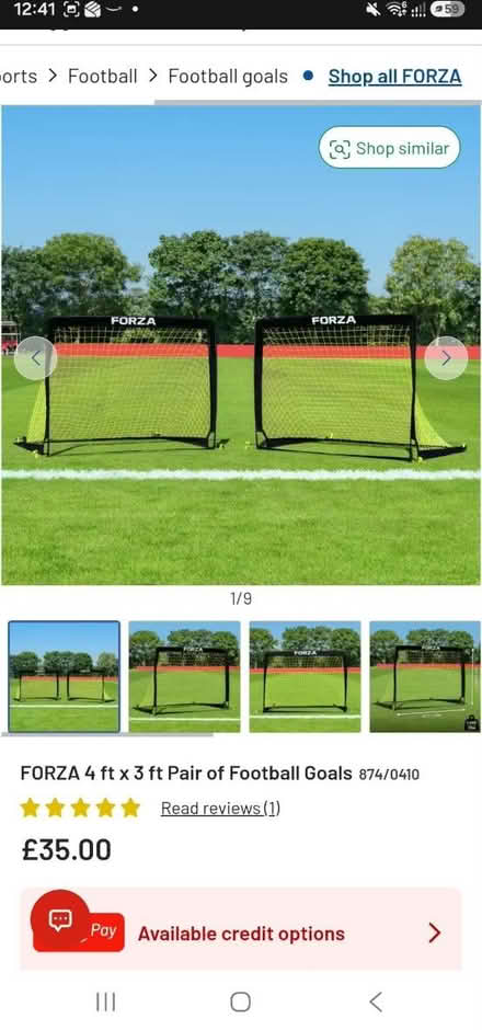 Photo of free 2 Forza football goals (Hayes UB4) #1