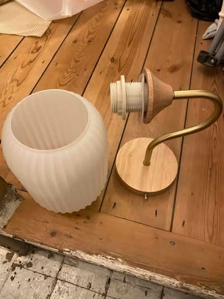 Photo of free Wall light with glass shade (Stalybridge SK15) #1