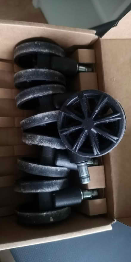 Photo of free 5 Office Chair Wheels 11x22mm (Foxhill S6) #1