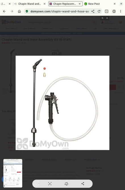 Photo of free Chapin Wand and Hose Assembly Kit (Uplands / Riverside) #1