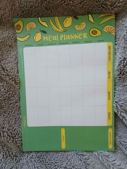 Photo of free Magnetic Weekly Meal Planner, Collins Brand (Orgreave S13) #1