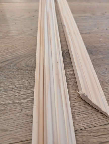 Photo of free Pine barrel moulding (Great Wilbraham CB21) #1
