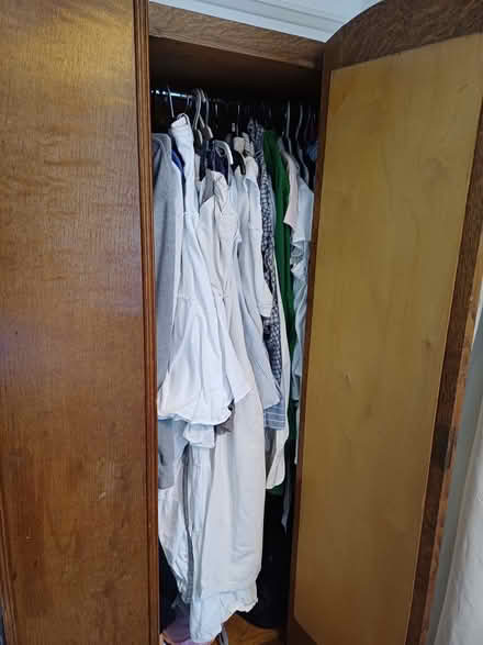 Photo of free Wooden 1 door wardrobe (Redhill RH1) #2