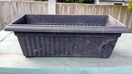 Photo of free Black Plastic Plant Trough (Leigh-on-Sea SS9) #1