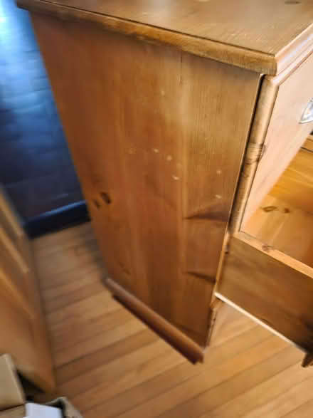 Photo of free 3 draw pine filing cabinet (Farlington PO6) #3