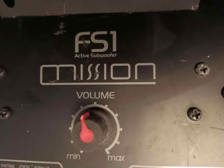 Photo of free Mission 8′′ Corner Subwoofer FS1 (Assarts Farm Estate NG16) #1