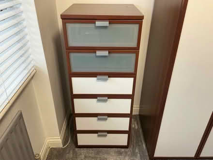 Photo of free chest of drawers ikea hoppen (Gidea Park RM2) #1