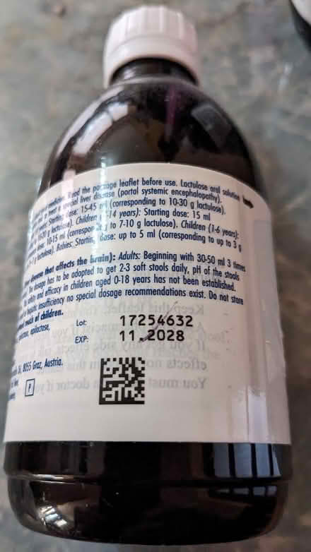 Photo of free Unopened bottle of liquid lactulose (Sedgley DY3) #2