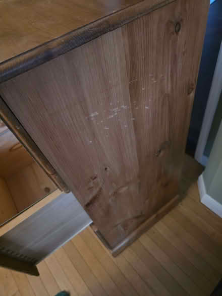 Photo of free 3 draw pine filing cabinet (Farlington PO6) #1