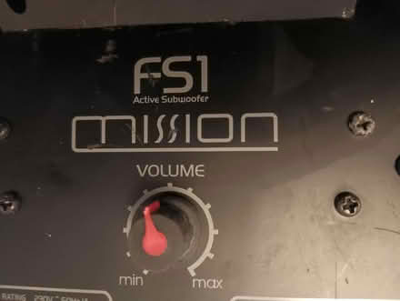 Photo of free Mission 8′′ Corner Subwoofer FS1 (Nuthall NG16) #3