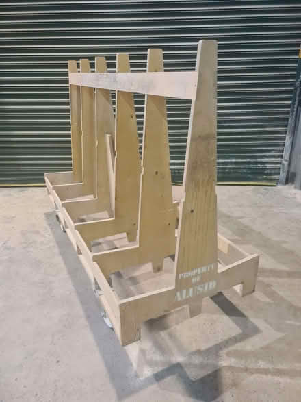 Photo of free Modular Wooden A-Frame Cart (Red Scar PR2) #2