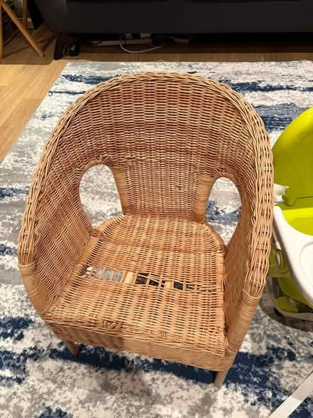 Photo of free Child’s wicker chair 2-6 age (Letchworth SG6) #1