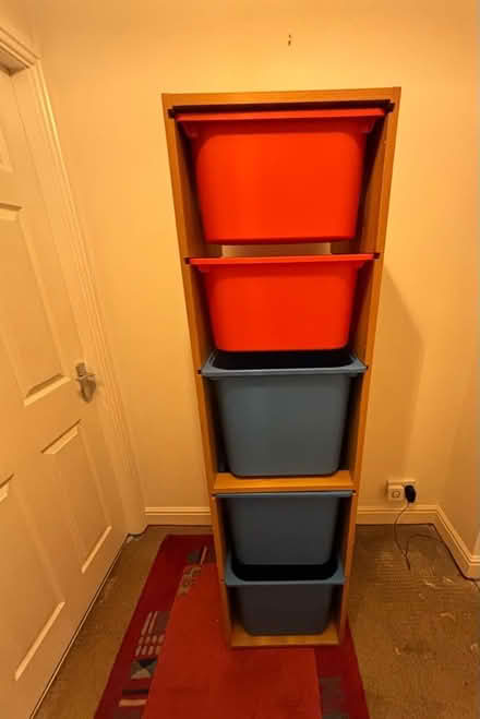 Photo of free Storage unit with IKEA boxes (Wheatley HX2) #1