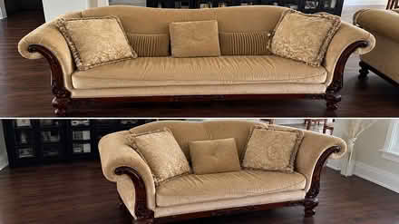 Photo of free sofa and matching loveseat (4541 Northwoods Dr WOODLAWN ON) #1