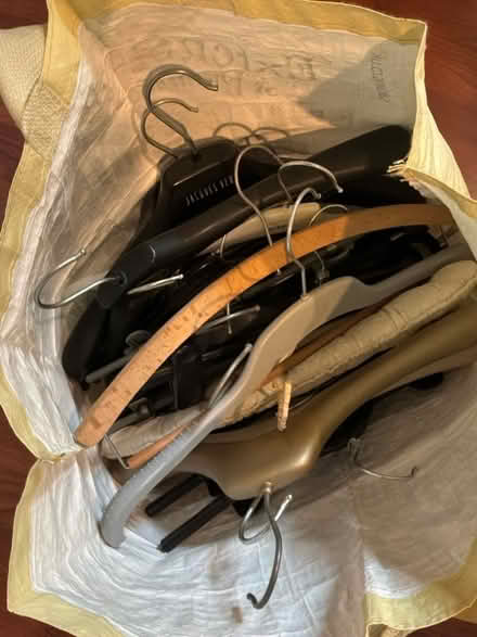 Photo of free Bag of coat hangers (Hailsham BN27) #1