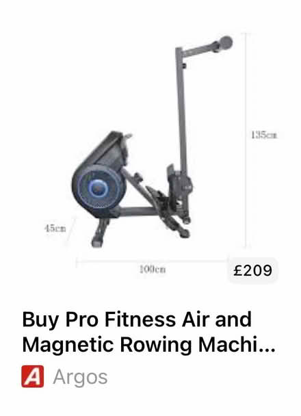 Photo of free Pro fitness Air rowing machine - faulty display (North Camp GU14) #2
