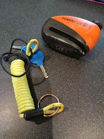 Photo of free Wheel lock for moped (Crewe, Rope CW2) #1