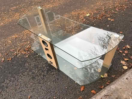 Photo of free Glass TV stand (Allerton L18) #2