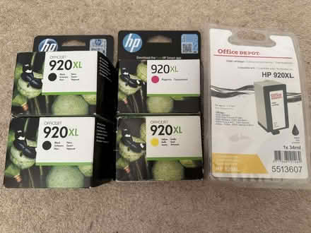 Photo of free HP 920XL Ink Cartridges (Sealed & Unused but out of warranty (Chippenham SN15) #1