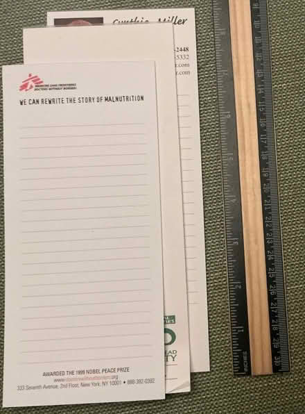 Photo of free NP6 - Tall List Pads (Terra Linda) #1
