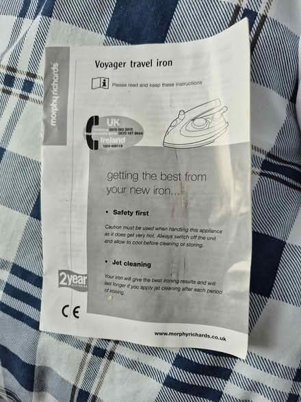 Photo of free Travel iron (Chartham CT4) #1