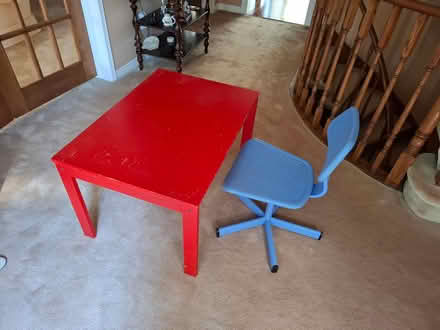 Photo of free Child's activity table and chair (Trelawny Circle, Mississauga) #1