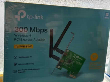 Photo of free desktop WiFI card (Round Green LU2) #1