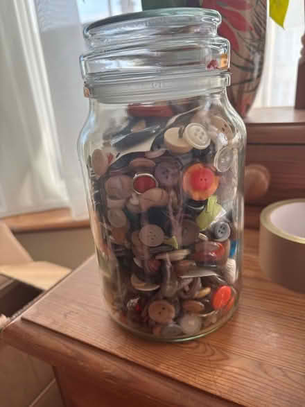 Photo of free Jar of buttons (Racecourse IP3) #1