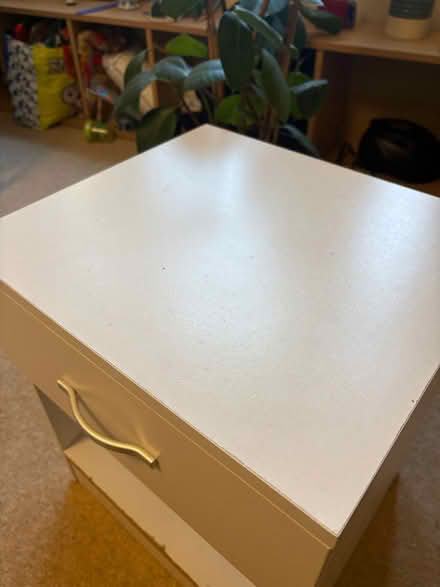 Photo of free White bedside table with drawer (Herne Hill SE24) #3
