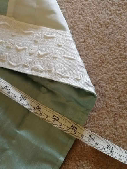 Photo of free Blue green curtains (Central Hastings TN34) #1
