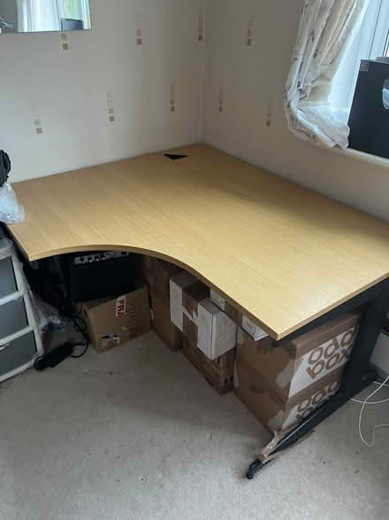 Photo of free Wooden desk (Silverhill Park TN34) #1