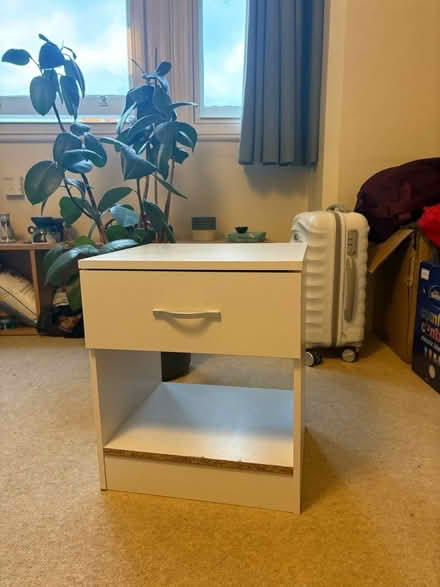 Photo of free White bedside table with drawer (Herne Hill SE24) #1