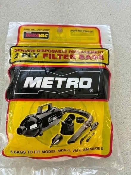 Photo of free New small vacuum bags for DVP-26RP (Canyon Park/Bothell) #1