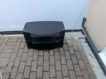 Photo of free 3 Tier black glass TV stand (Old Town TN40) #3