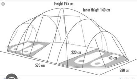 Photo of free 4 man tent with living area (Wilden Bedfordshire) #3