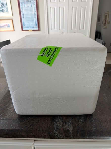 Photo of free Styrofoam Cooler and Ice packs (Rockville) #1