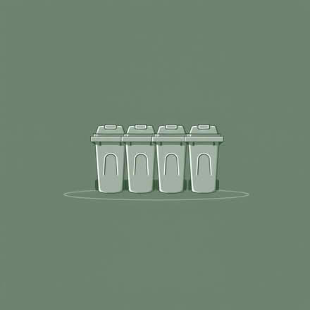Photo of free 4 green wheelie bins (Bat and Ball TN13) #1